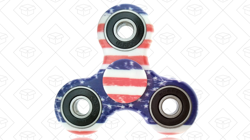 American Flag Fidget Spinner, $4 with code R7ADPLZB